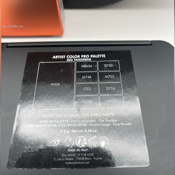 Makeup Forever Artist Color Pro Palette in 003 Tangerine BNIB & Discontinued - Picture 13 of 16